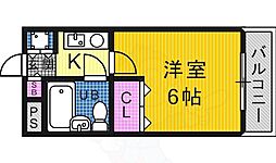 ランピオーネ北三国 4階