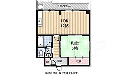 サンシャイン上北 1LDKの間取図画像