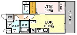 トリニティ三国ヶ丘 3階/-