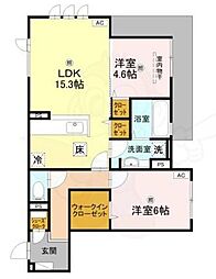 loup・de・mer 2LDKの間取図画像
