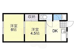 川崎マンション 2階/-