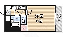 サンライズ泉 1Kの間取図画像