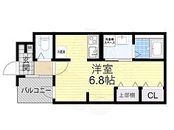 堺市堺区寺地町東3丁マンション ワンルームの間取図画像