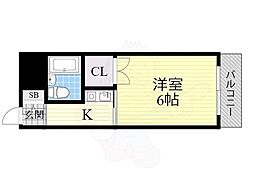 ルミナスハイツ 1Kの間取図画像