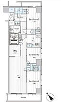 ビエラコート日本橋久松町 608 ｜ 東京都中央区日本橋久松町6-2（賃貸マンション3LDK・6階・71.38㎡） その2