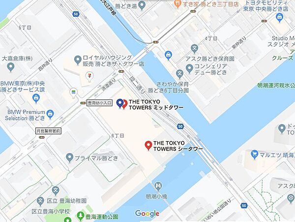 THE TOKYO TOWERS MID TOWER 808｜東京都中央区勝どき６丁目(賃貸マンション1LDK・8階・56.84㎡)の写真 その17