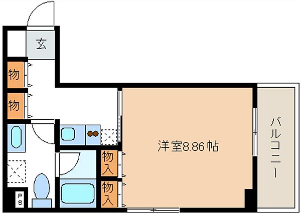 レジディア新川 412｜東京都中央区新川２丁目(賃貸マンション1R・4階・33.02㎡)の写真 その2