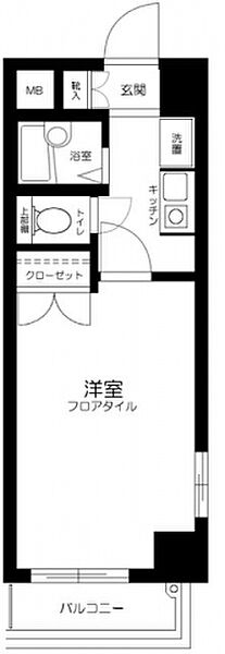 ヴェルステージ茅場町 7F｜東京都中央区新川１丁目(賃貸マンション1K・7階・26.72㎡)の写真 その2