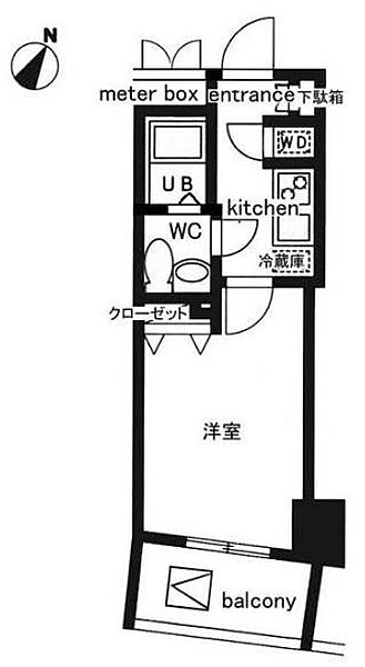 レジディア日本橋人形町II 803｜東京都中央区日本橋人形町３丁目(賃貸マンション1K・8階・20.40㎡)の写真 その2