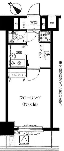 メインステージ茅場町 907｜東京都中央区新川１丁目(賃貸マンション1K・9階・22.12㎡)の写真 その2