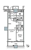 THE TOKYO TOWERS MID TOWER 1611 ｜ 東京都中央区勝どき６丁目3-2（賃貸マンション1LDK・16階・52.32㎡） その2