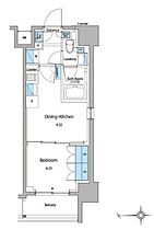 ルフォンプログレ門前仲町マークス 401 ｜ 東京都江東区深川２丁目10-4（賃貸マンション1DK・4階・27.25㎡） その2