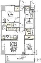 ORSUS清澄白河リバーフロント 204 ｜ 東京都江東区佐賀２丁目1-3（賃貸マンション2LDK・2階・50.99㎡） その2