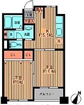 プライムアーバン勝どき 211 ｜ 東京都中央区勝どき６丁目5-6（賃貸マンション2K・2階・42.39㎡） その2