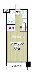 TKレジデンス 1Kの間取図画像