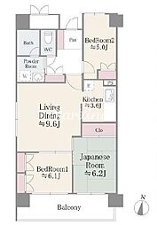 アイル313 3LDKの間取図画像