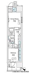 ロイヤルパークス有明 1LDKの間取図画像