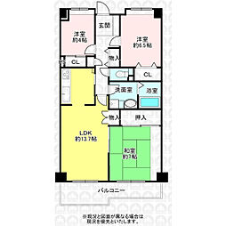間取図画像 3LDK