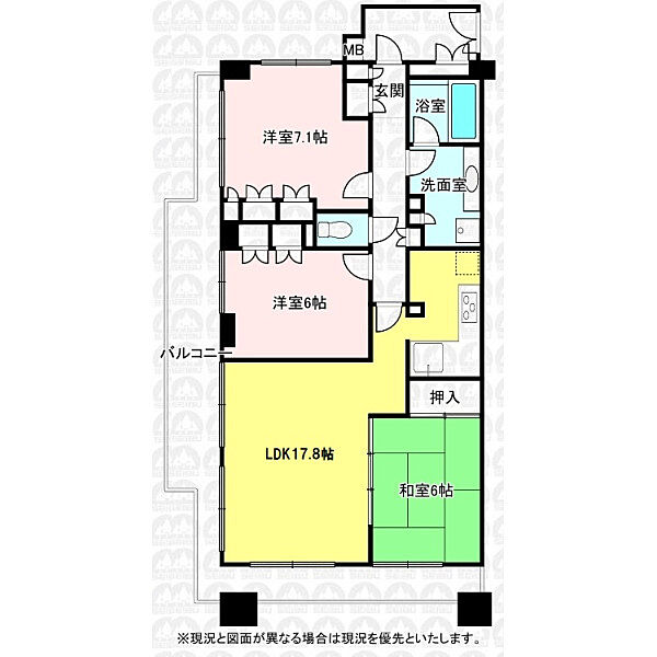 間取りを拡大表示