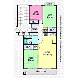 間取図画像 3LDK