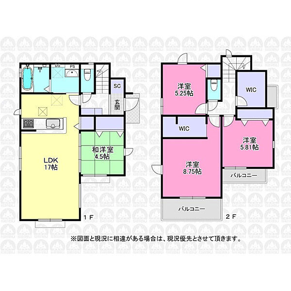 間取りを拡大表示