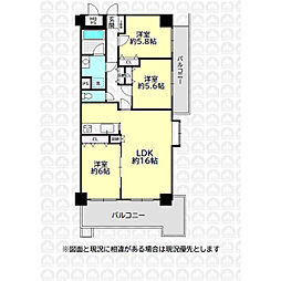 間取図画像 3LDK