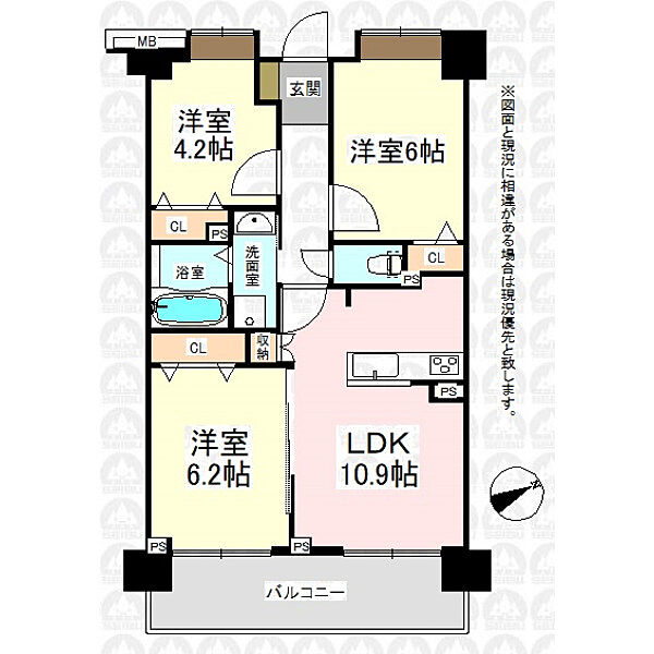 間取りを拡大表示