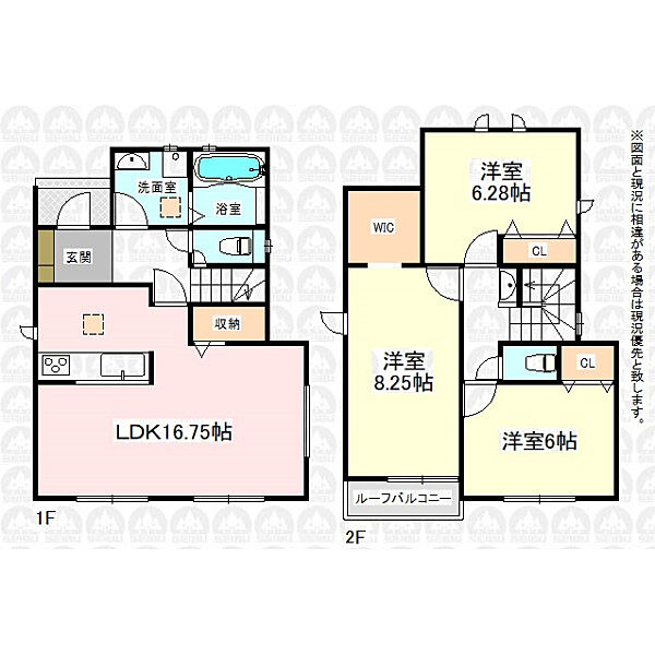 間取りを拡大表示