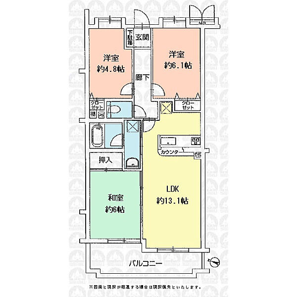 間取りを拡大表示
