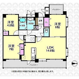 間取図画像 3LDK