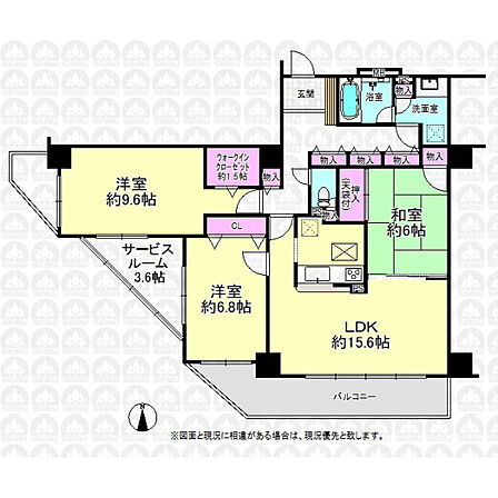 3SLDK 間取り