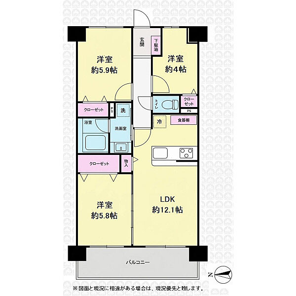 間取りを拡大表示