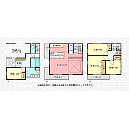 東武東上線 上福岡駅 徒歩10分 4LDKの間取り
