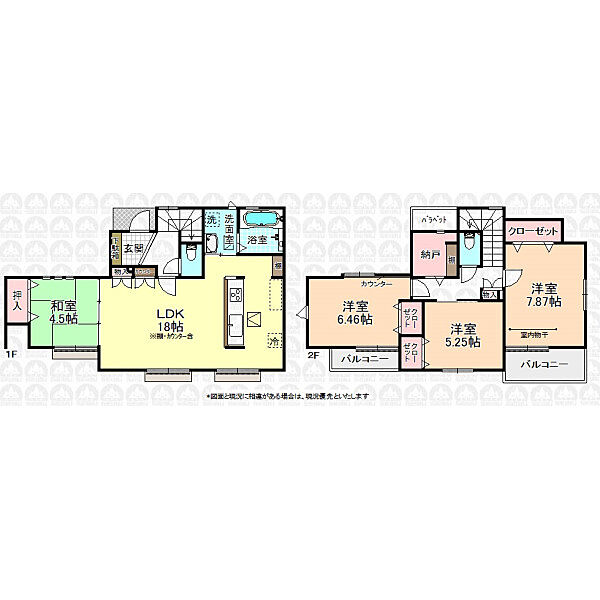 間取りを拡大表示