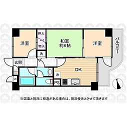 シティライブ武蔵小金井 3DKの間取り