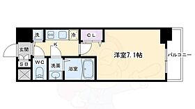 京都府京都市下京区猪熊通塩小路下る南夷町（賃貸マンション1K・4階・24.45㎡） その2