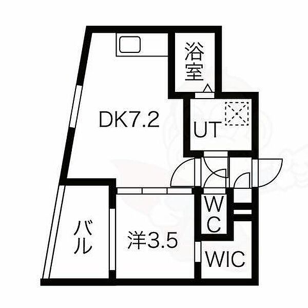 ファステート京都東寺グラン 702｜京都府京都市南区西九条唐戸町(賃貸マンション1DK・7階・28.72㎡)の写真 その2