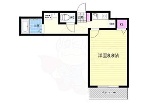 京都府京都市下京区高辻通烏丸西入骨屋町（賃貸マンション1K・3階・30.06㎡） その2