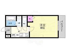 京都府京都市右京区太秦安井松本町（賃貸マンション1K・2階・23.19㎡） その2