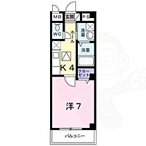 サンパレス21 C  ｜ 京都府京都市左京区岩倉幡枝町2023番6号（賃貸アパート1K・1階・25.52㎡） その2