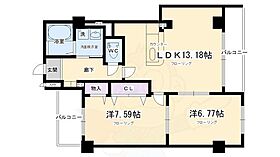 京都府京都市中京区釜座町（賃貸マンション2LDK・3階・60.36㎡） その2