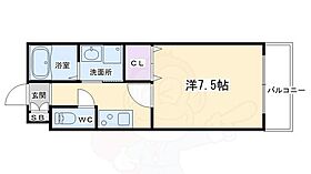 京都府京都市右京区西京極葛野町（賃貸マンション1K・1階・24.32㎡） その2