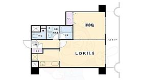 京都府京都市右京区西院平町（賃貸マンション2K・3階・46.86㎡） その2