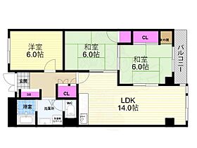 京都府京都市右京区常盤下田町（賃貸マンション3LDK・4階・76.68㎡） その2