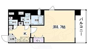 京都府京都市中京区西洞院通三条下る柳水町（賃貸マンション1K・4階・27.46㎡） その2