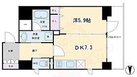 京都府京都市下京区醒ケ井通六条上る佐女牛井町（賃貸マンション1DK・5階・35.89㎡） その2