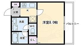 京都府京都市右京区山ノ内瀬戸畑町（賃貸アパート1K・1階・26.20㎡） その2