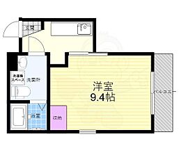 京都府京都市右京区梅津南広町（賃貸マンション1K・2階・25.26㎡） その2