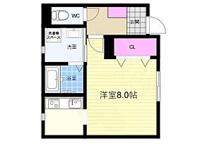 フォレストメゾン花吉 101 ｜ 京都府京都市下京区花屋町通櫛笥西入薬園町（賃貸アパート1R・1階・30.01㎡） その2