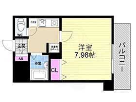 京都府京都市上京区大宮通一条上る西入栄町（賃貸マンション1K・4階・24.15㎡） その2